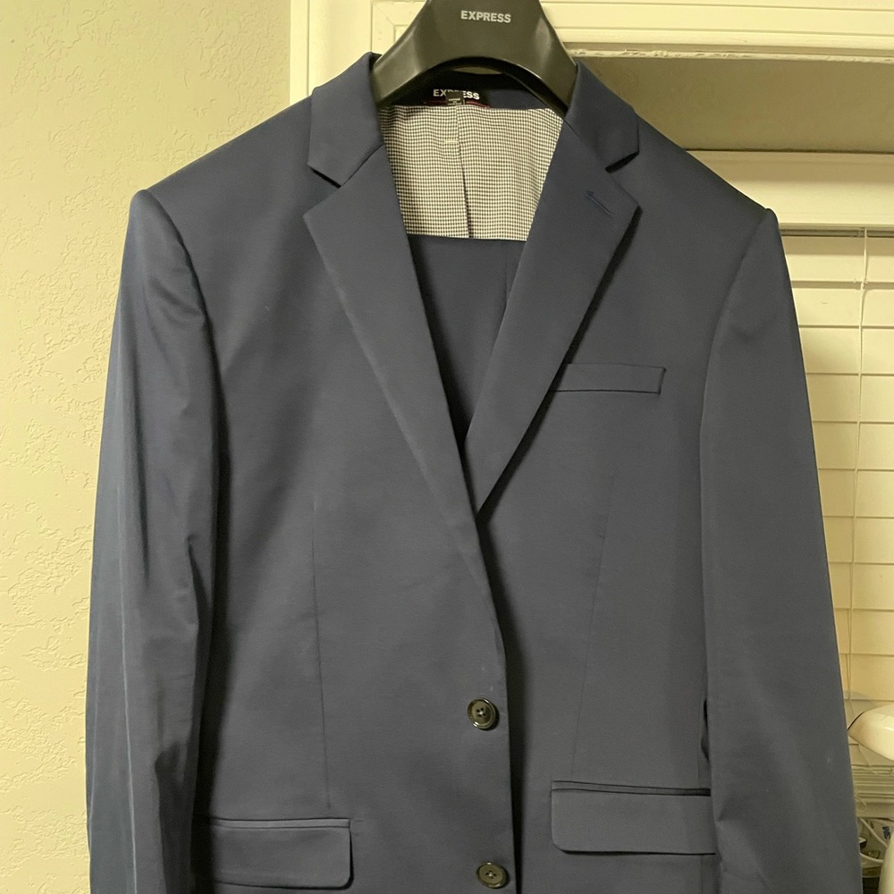 Express Navy Blue Slim suit!